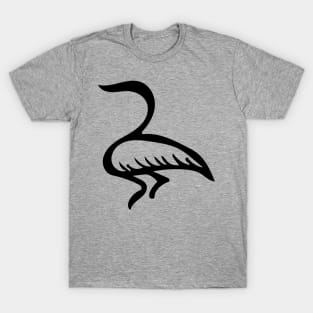 Geometric bird - timeless abstraction T-Shirt